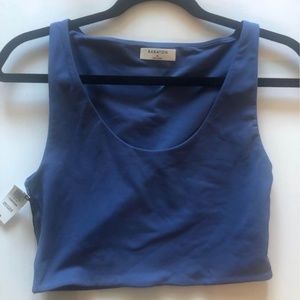 Aritzia Babaton Contour Scoop Tank (Size M, Fidelity Blue)